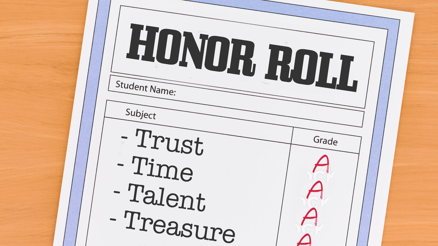 Honor Roll (YOUTH MINISTRY SERIES)